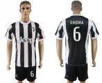 2017-18 Juventus FC 6 KHEDIRA Home Soccer Jersey