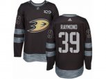 Adidas Anaheim Ducks #39 Mason Raymond Authentic Black 1917-2017 100th Anniversary NHL Jersey