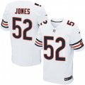 Chicago Bears #52 Christian Jones Elite White NFL Jersey