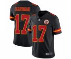 Kansas City Chiefs #17 Mecole Hardman Limited Black Rush Vapor Untouchable Football Jersey