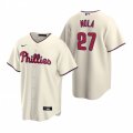 Nike Philadelphia Phillies #27 Aaron Nola Cream Alternate Stitched Baseball Jersey