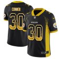 Pittsburgh Steelers #30 James Conner Black Drift Fashion Jersey