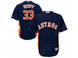 Houston Astros #33 Mike Scott Replica Navy Blue Alternate Cool Base MLB Jersey