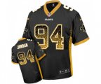 New Orleans Saints #94 Cameron Jordan Elite Black Drift Fashion Football Jersey
