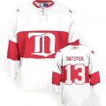 Detroit Red Wings #13 Pavel Datsyuk Premier White Third NHL Jersey