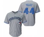 Toronto Blue Jays #44 Rowdy Tellez Replica Grey Road Baseball Jersey