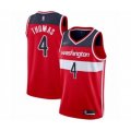 Washington Wizards #4 Isaiah Thomas Swingman Red Basketball Jersey - Icon Edition