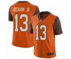 Cleveland Browns #13 Odell Beckham Jr. Limited Orange City Edition Football Jersey