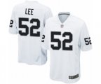 Oakland Raiders #52 Marquel Lee Game White Football Jersey