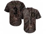Detroit Tigers #3 Alan Trammell Camo Realtree Collection Cool Base Stitched MLB Jersey
