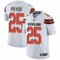 Cleveland Browns #25 Calvin Pryor White Vapor Untouchable Limited Player NFL Jersey