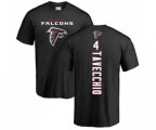 Atlanta Falcons #4 Giorgio Tavecchio Black Backer T-Shirt