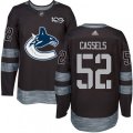 Vancouver Canucks #52 Cole Cassels Premier Black 1917-2017 100th Anniversary NHL Jersey