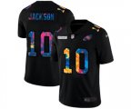 Philadelphia Eagles #10 Desean Jackson Multi-Color Black 2020 NFL Crucial Catch Vapor Untouchable Limited Jersey