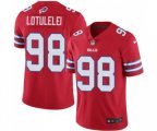 Buffalo Bills #98 Star Lotulelei Limited Red Rush Vapor Untouchable Football Jersey