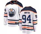 Edmonton Oilers #94 Ryan Smyth Fanatics Branded White Away Breakaway NHL Jersey