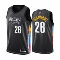 Nike Brooklyn Nets #26 Spencer Dinwiddie Black NBA Swingman 2020-21 City Edition Jersey