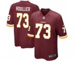 Washington Redskins #73 Chase Roullier Game Burgundy Red Team Color Football Jersey