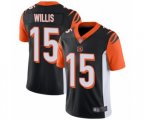 Cincinnati Bengals #15 Damion Willis Black Team Color Vapor Untouchable Limited Player Football Jersey