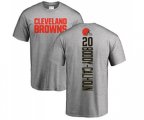Cleveland Browns #20 Briean Boddy-Calhoun Ash Backer T-Shirt