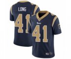 Los Angeles Rams #41 David Long Navy Blue Team Color Vapor Untouchable Limited Player Football Jersey