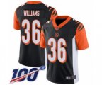 Cincinnati Bengals #36 Shawn Williams Black Team Color Vapor Untouchable Limited Player 100th Season Football Jersey