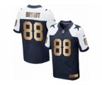Dallas Cowboys #88 Dez Bryant Limited Navy Gold Throwback Alternate NFL Jersey