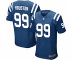 Indianapolis Colts #99 Justin Houston Elite Royal Blue Team Color Football Jersey