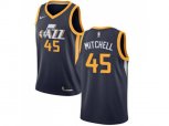 Utah Jazz #45 Donovan Mitchell Navy NBA Swingman Icon Edition Jersey