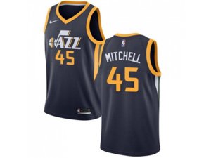 Utah Jazz #45 Donovan Mitchell Navy NBA Swingman Icon Edition Jersey
