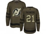 New Jersey Devils #21 Kyle Palmieri Green Salute to Service Stitched NHL Jerse