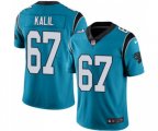Carolina Panthers #67 Ryan Kalil Limited Blue Rush Vapor Untouchable Football Jersey