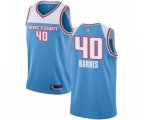 Sacramento Kings #40 Harrison Barnes Swingman Blue Basketball Jersey - 2018-19 City Edition