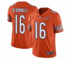 Chicago Bears #16 Pat O'Donnell Orange Alternate 100th Season Limited Football Jersey