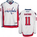 Washington Capitals #11 Mike Gartner Authentic White Away NHL Jersey