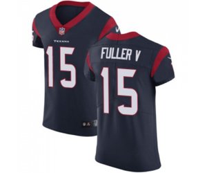 Houston Texans #15 Will Fuller V Navy Blue Team Color Vapor Untouchable Elite Player Football Jersey