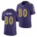 Baltimore Ravens #80 Miles Boykin Nike Purple Color Rush Player Limited Jersey