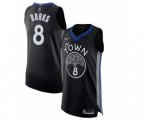 Golden State Warriors #8 Alec Burks Authentic Black Basketball Jersey - 2019-20 City Edition