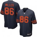 Chicago Bears #86 Zach Miller Game Navy Blue Alternate NFL Jersey