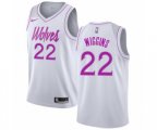 Minnesota Timberwolves #22 Andrew Wiggins White Swingman Jersey - Earned Edition