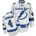 Tampa Bay Lightning #4 Vincent Lecavalier Authentic White Away NHL Jersey