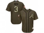 Atlanta Braves #3 Babe Ruth Green Salute to Service Stitched MLB Jersey