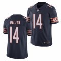 Chicago Bears #14 Andy Dalton Nike Navy Vapor Limited Footbll Jersey