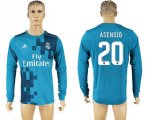 2017-18 Real Madrid 20 ASENSIO Third Away Long Sleeve Thailand Soccer Jersey