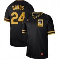 Nike Pittsburgh Pirates #24 Barry Bonds Nike Cooperstown Collection Legend V-Neck Jersey Black