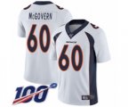 Denver Broncos #60 Connor McGovern White Vapor Untouchable Limited Player 100th Season Football Jersey