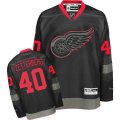 Detroit Red Wings #40 Henrik Zetterberg Premier Black Ice NHL Jersey