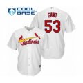 St. Louis Cardinals #53 John Gant Authentic White Home Cool Base Baseball Player Jersey