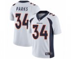 Denver Broncos #34 Will Parks White Vapor Untouchable Limited Player Football Jersey