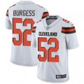 Cleveland Browns #52 James Burgess White Vapor Untouchable Limited Player NFL Jersey